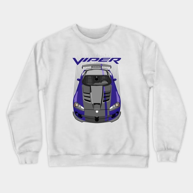 Viper ACR-purple Crewneck Sweatshirt by V8social